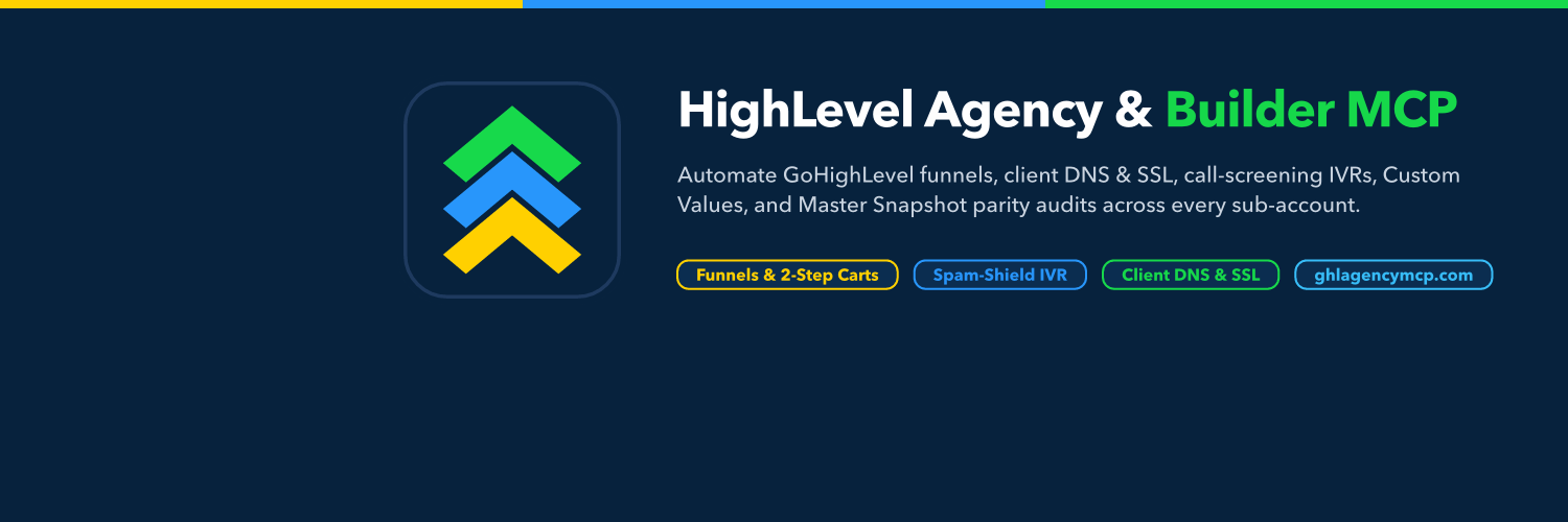 HighLevel Agency & Builder MCP